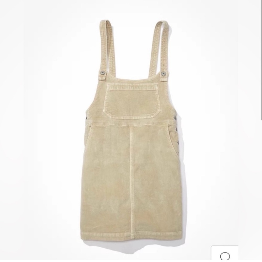 American Eagle Outfitters Tan Corduroy Romper